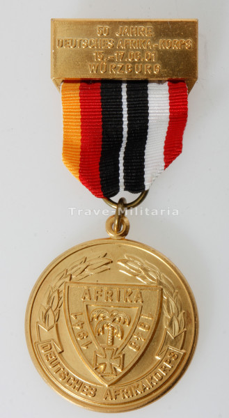 Erinnerungsmedaille 50 Jahre Deutsches Afrika-Korps 2001 Würzburg