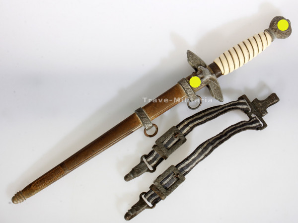 Luftwaffe Dolch für Offiziere mit Gehänge