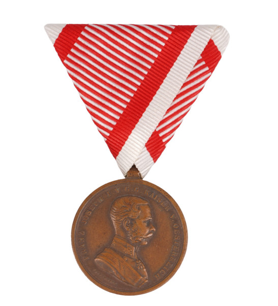 Österreich-Ungarn Tapferkeitsmedaille in Bronze Franz Joseph I.