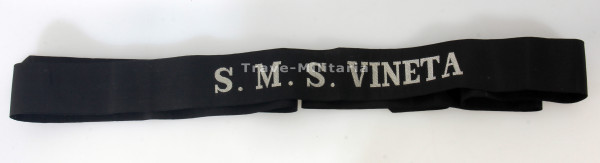 Kaiserliche Marine Mützenband ,,S.M.S. Vineta"
