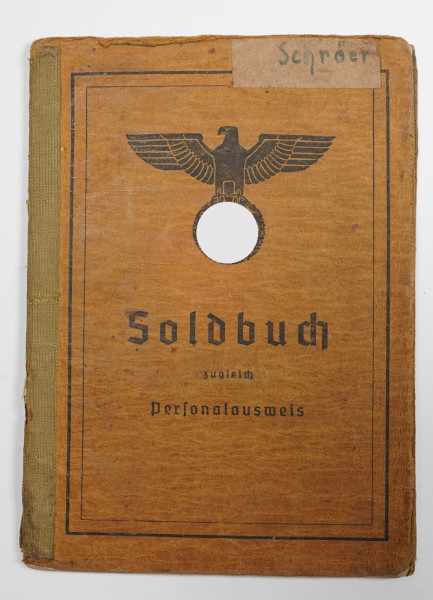 Soldbuch Schröer Inf.Ausb.Btl. 500 Gren.Btl. z.b.V. 292