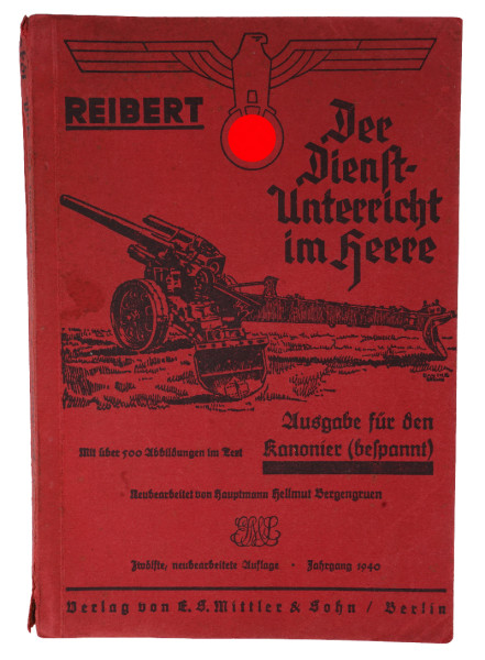 Reibert - Der Dienst-Unterricht im Heere Kanonier (bespannt)