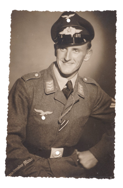 Portrait Obergefreiter in Jagdgeschwader Mölders