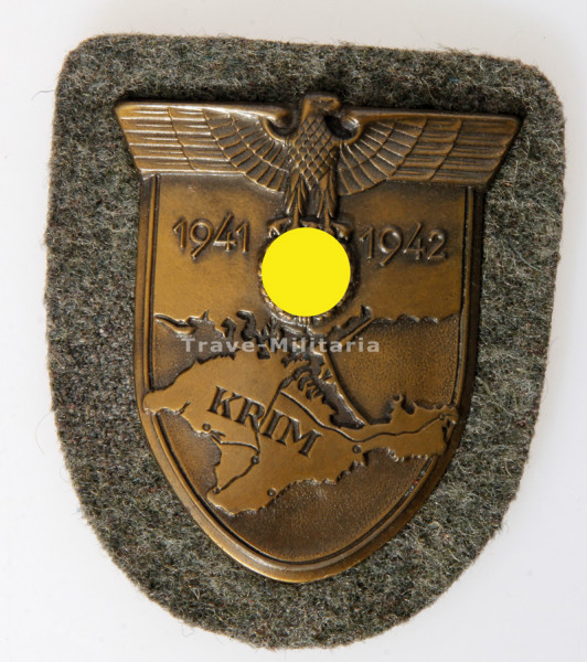 Krimschild auf Heeresstoff "Mint"
