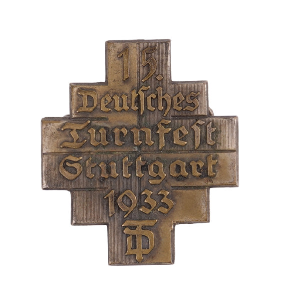 Deutscher Turnenbund Deutsches Turnfest Stuttgart 1933 Teilnehmerabzeichen