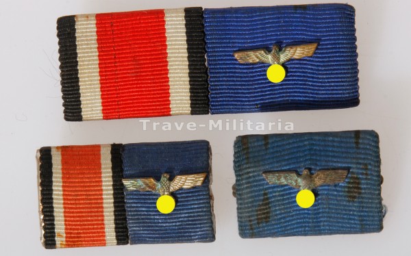 3 Feldspangen Wehrmacht-Dienstauszeichnung