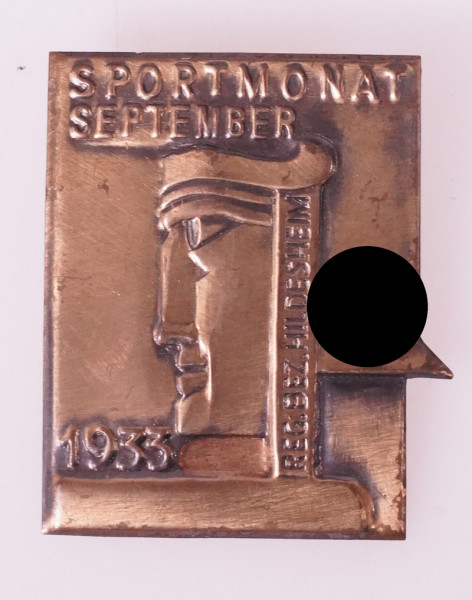 Veranstaltungsabzeichen Sportmonat September Reg.Bez. Hildesheim 1933