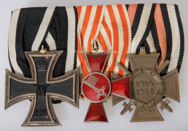 3er Ordensspange Hanseatenkreuz Bremen