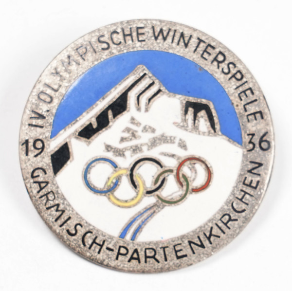 IV. Olympische Winterspiele 1936 Garmisch-Partenkirchen Besucherabzeichen
