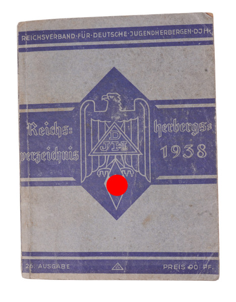Reichsverband für Deutsche Jugendherbergen DJH Reichsherbergsverzeichnis 1938