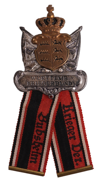 Württemberger Kriegerbund Mitgliedsabzeichen Kriegerverein Bubsheim