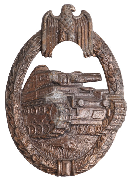 Panzerkampfabzeichen in Bronze 7-Wheeler