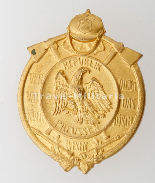 Erinnerungsabzeichen für Verdienste um das Feuerlöschwesen Republik Preußen 1925