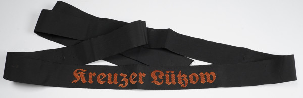 Kriegsmarine Mützenband ``Kreuzer Lützow´´