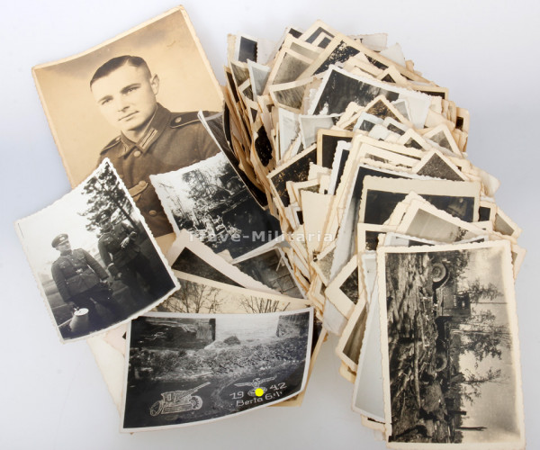 Foto-Konvolut ca. 148 Fotos Artillerie-Einheit