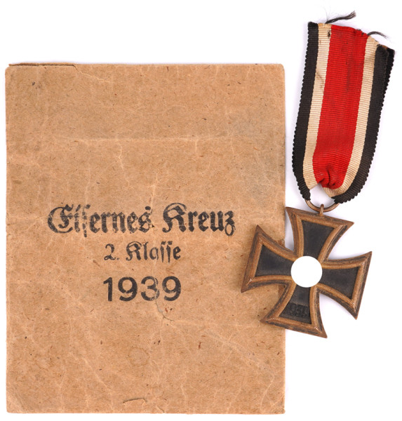 Eisernes Kreuz 2. Klasse 1939 mit Tüte