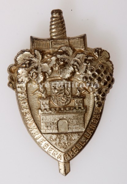 Abzeichen Pfälzer Kriegerappell Landau 1930