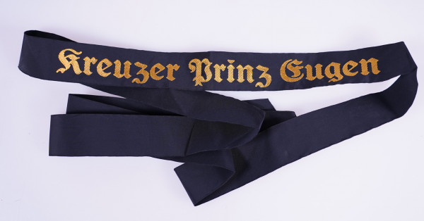 Kriegsmarine Mützenband "Kreuzer Prinz Eugen"