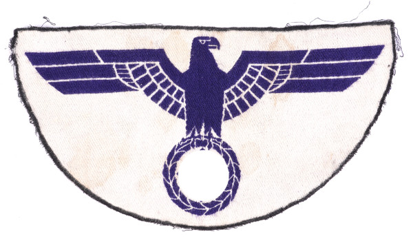 Kriegsmarine großer Brustadler für das Sporthemd