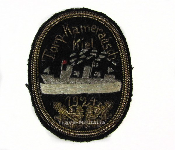 Aufnäher Torpedeo-Kameradschaft Kiel 1924