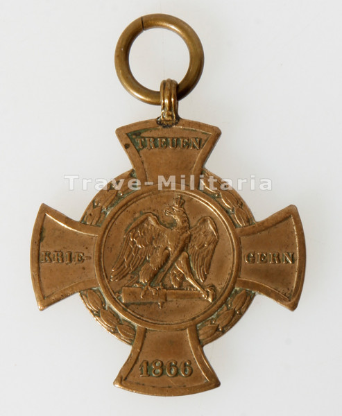 Preußen Erinnerungskreuz Treuen Kriegern 1866