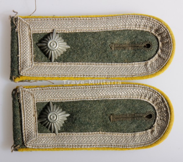 Wehrmacht Heer Paar Schulterstücke für Feldwebel Nachrichtentruppe