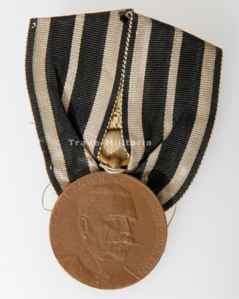 Hohenzollern- Fürstentum Bronze Erinnerungsmedaille an Fürst Carl Anton