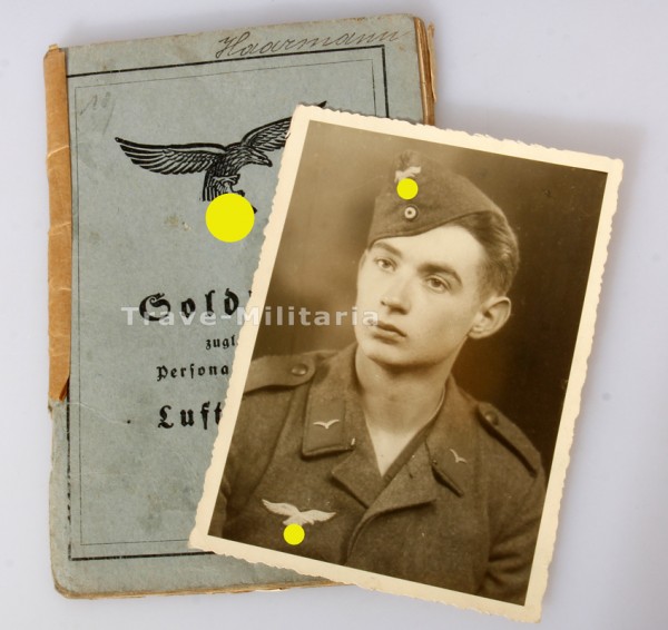 Soldbuch Fallschirm.Ln.Abt. (mot) 6 Holland/Frankreich