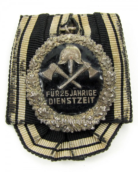 Einzelspange Feuerwehr-Ehrenzeichen des Preußischen LV für 25 Jahre 2. Form