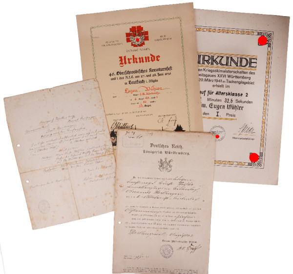 Papiere Wühler RAD und Gefangenschaft