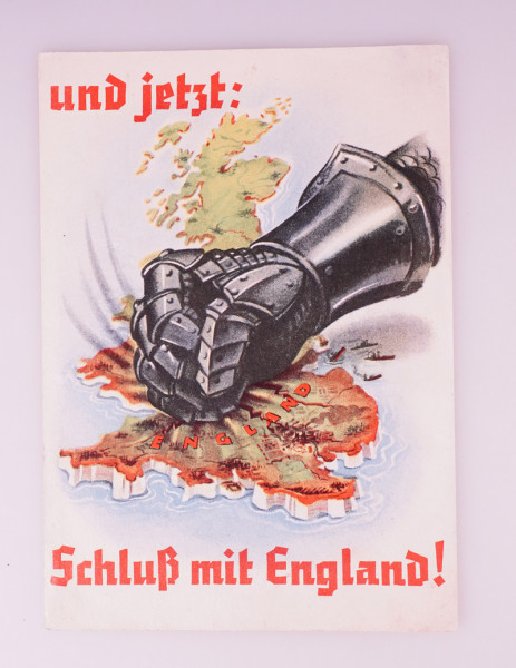 Feldpostkarte ``und jetzt Schluß mit England´´ 1941
