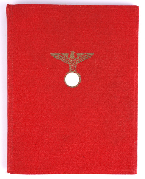 NSDAP Mitgliedsbuch Kaufmann Lange Panama