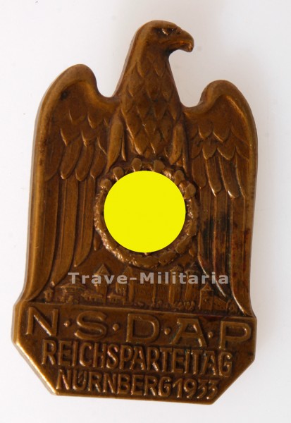 NSDAP Abzeichen Reichsparteitag Nürnberg 1933