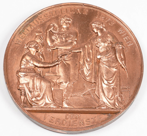 Verdienstmedaille Weltausstellung 1873 Wien Franz Joseph I