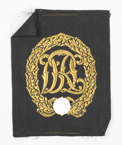Deutsches Reichssportabzeichen DRL in Gold Stoffausführung