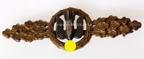 Frontflugspange für Kampfflieger in Bronze Luftwaffe
