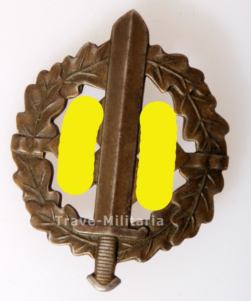 SA Sportabzeichen in Bronze mit Matrikelnummer 906521