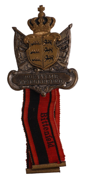 Württemberger Kriegerbund Mitgliedsabzeichen Kriegerverein Bittenfeld