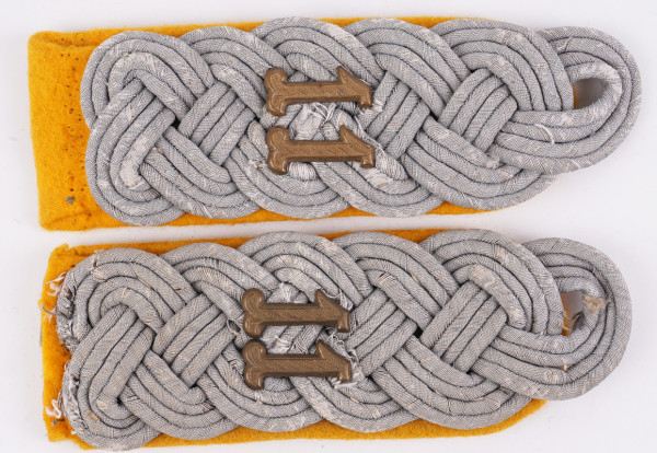 Wehrmacht Heer Paar Schulterstücke Major Kavallerie-Regiment 11