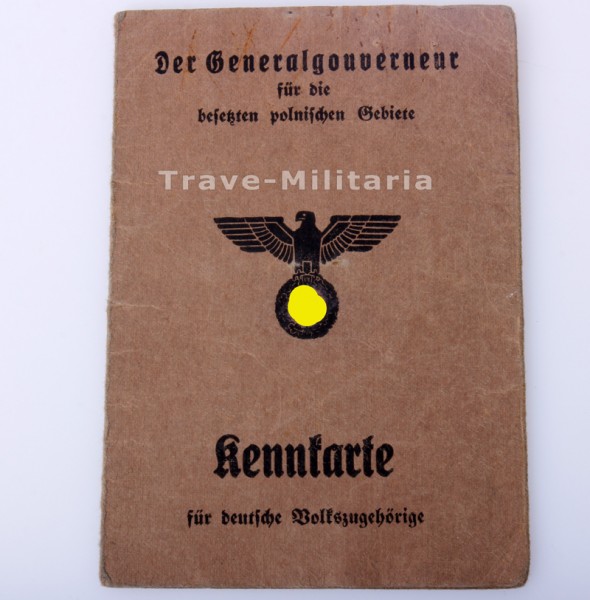 Kennkarte für deutsche Volkszugehörige