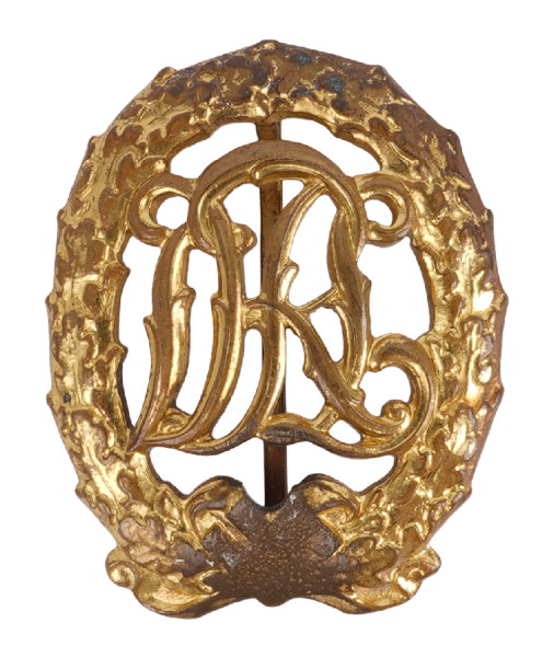 Deutsches Reichsportabzeichen DRL in Gold entnazifiziert