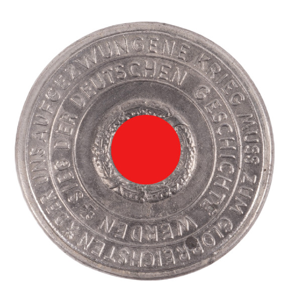 Silber Gussmedaille Es gibt heute keine Inseln mehr