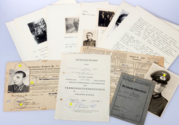 Nachlass Drossert PZ.Gren.Regt.13 " Das Gesicht des Krieges"