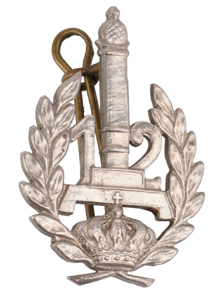 Belgien Mützenabzeichen 12. Infanterie-Regiment