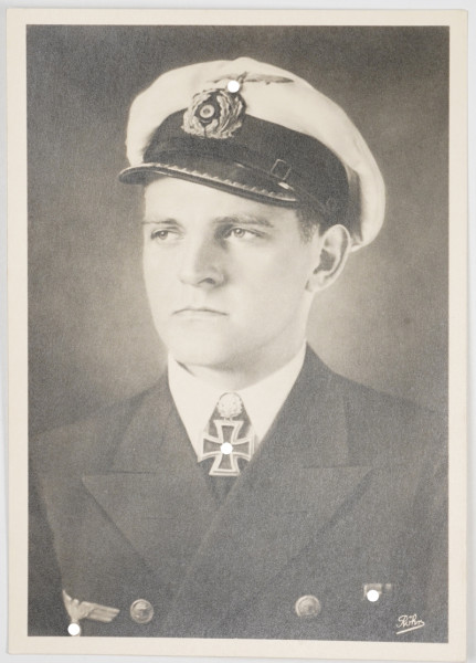 Postkarte "Kapitänleutnant Topp"