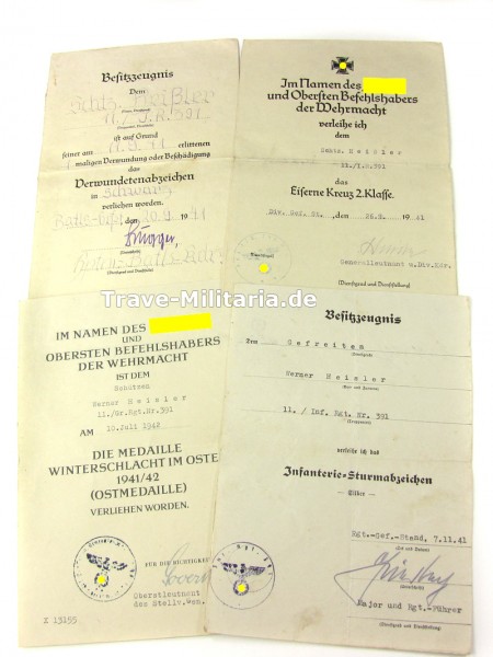 4er Urkundengruppe I.R. 391