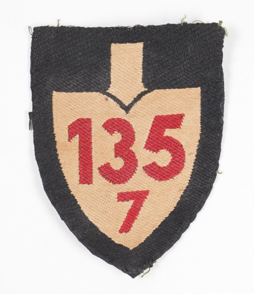 Reichsarbeitsdienst Ärmelspaten für Mannschaften Abteilung 135/7