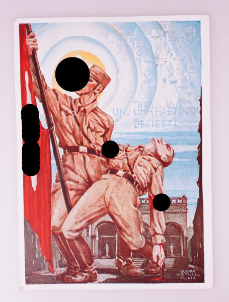 Gedenkpostkarte ``Und Ihr habt doch gesiegt´´ 1933