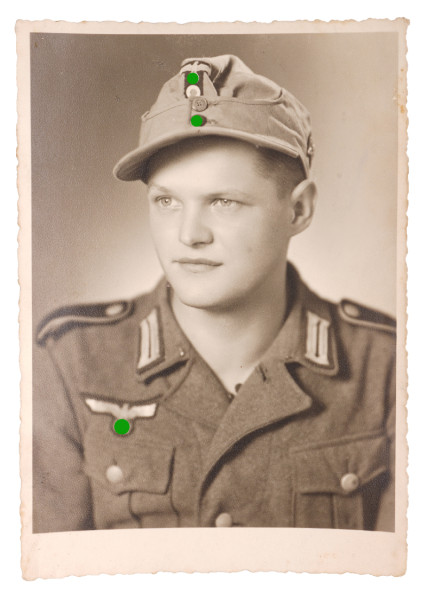Portraitfoto Gebirgsjäger 1944