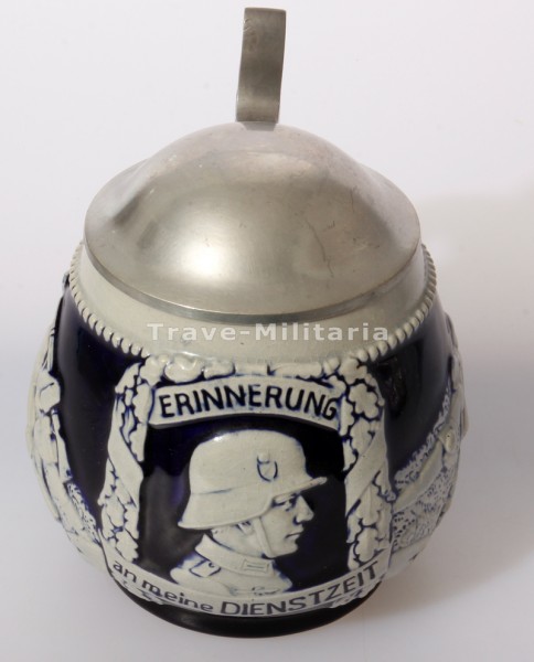 Bierkrug Wehrmacht Erinnerung an meine Dienstzeit